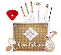CoralBeau - Kit de maquillage pour adolescents: kit de maquillage tout-en-un avec poudres BB crème compactes, palette de fard à paupières