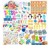 CoralBloom, 100 PCS Cadeau Anniversaire Enfant Invité, Petit Remplissage Piñata (Garçon & Fille), Assortiment Gadgets