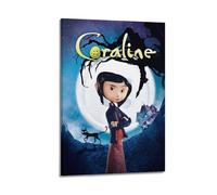 Coraline And The Secret Door Main Character Poster Peinture décorative Toile Art mural Salon Poster Chambre Peinture 08 x 12 pouces (20 x 30 cm)