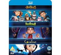 Coraline/ParaNorman/The Boxtrolls [Edizione: Regno Unito] [Blu-Ray] [Import]