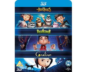 Coraline/ParaNorman/The Boxtrolls [Edizione: Regno Unito] [Blu-Ray] [Import]
