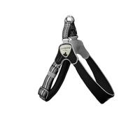 Coralpina - Harnais Cinquetorri réglable pour chiens de petite taille, doux et respirant, n'endommage pas les poils et n'empêche pas les mouvements, couleur noir foncé, taille 6