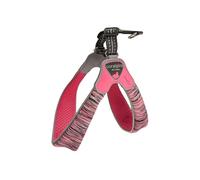 Coralpina - Harnais Powermix pour chiens de petite taille, doux et résistant, n'endommage pas les poils et n'empêche pas les mouvements, couleur rouge mélange, taille 5