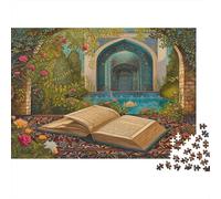 Coran Puzzle 1000 Pièces Adultes Jardin Arabe Cadeau Amusement Puzzles Collection d'art pour L'accrocher Une Fois L'assemblage Terminé Cadeau Idée Cadeau 1000pcs (75x50cm)