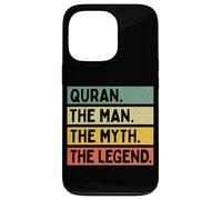 Coran The Man The Myth The Legend Citation personnalisée drôle Coque pour iPhone 13 Pro