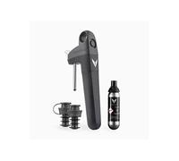 Coravin Pivot + Système de Préservation du Vin | Conserve Le Vin Frais Jusqu’à 4 Semaines | Inclus 2 Bouchons Pivot, 2 Capsules Pure et 1 Aérateur Pivot, Noir