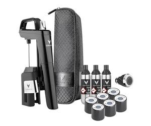 Coravin - Timeless Six+ Système de Préservation du Vin | Facile à Utiliser, Protège Le Vin de l’Oxydation Pendant Plus de 2 Ans| Aérateur & Housse de Voyage Inclus, Noir Piano