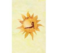 Corazón de Yoga: Sol, precioso cuaderno amarillo de hojas blancas para plasmar en él todo lo que desees.