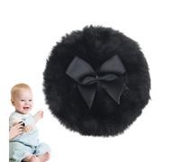 Corbandon de poudre de corps - Applicateur souple Poudre de corps ultra doux, bouffée ronde avec arc en satin | Corps pour les soins corporels pour les bébés adultes, couette cosmétique manuelle, pium