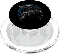 Corbeau, Corbeau Oiseau Noir Art Effrayant PopSockets PopGrip pour MagSafe