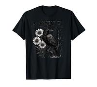 Corbeau, Corbeau Oiseau Noir Art Effrayant T-Shirt