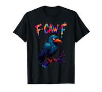 Corbeau, Corbeau Oiseau Noir Art Effrayant T-Shirt