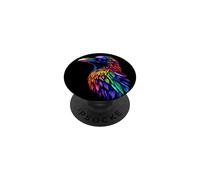 Corbeau Corneille Oiseau Choucas des Tours Corbeau Brumeux PopSockets PopGrip Adhésif