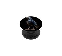Corbeau Corneille Oiseau Choucas des Tours Corbeau Brumeux PopSockets PopGrip Adhésif