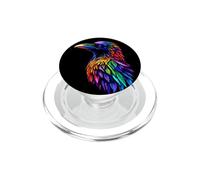 Corbeau Corneille Oiseau Choucas des Tours Corbeau Brumeux PopSockets PopGrip pour MagSafe