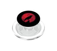 Corbeau Devant Une Lune Corbeau Oiseau Environnement PopSockets PopGrip pour MagSafe