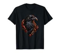 Corbeau encadré par Red Jasper Shards T-Shirt