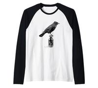 Corbeau épine cœur Gothique Romance en Verre chapelier esthétique Manche Raglan