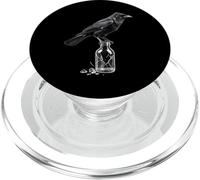 Corbeau épine cœur Gothique Romance en Verre chapelier esthétique PopSockets PopGrip pour MagSafe