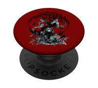 Corbeau Fille Conte de fées Figurine Corbeaux Oiseaux Enfants Enfants PopSockets PopGrip Adhésif