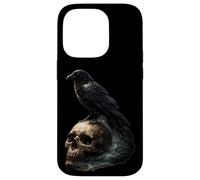 Corbeau Gothique Corbeau Coeur épine Amour Gothique Jour Alternatif Coque pour iPhone 14 Pro