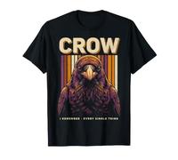 Corbeau, Je me Souviens de Tout. Birdwatcher T-Shirt