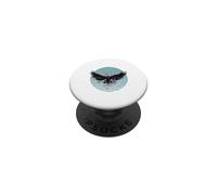 Corbeau Lune Corbeau Gothique Nature Sombre Oiseau Mystique PopSockets PopGrip Adhésif