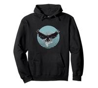 Corbeau Lune Corbeau Gothique Nature Sombre Oiseau Mystique Sweat à Capuche