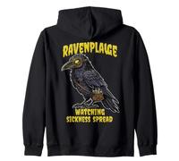 Corbeau Medecin Peste Masque Sombre Gothique Sweat à Capuche