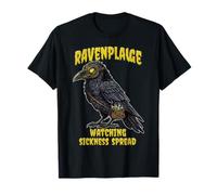 Corbeau Medecin Peste Masque Sombre Gothique T-Shirt