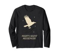 Corbeau Occulte Animal Mystique Witchy Raven Dark Academia Manche Longue