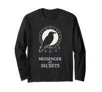 Corbeau Occulte Animal Mystique Witchy Raven Dark Academia Manche Longue