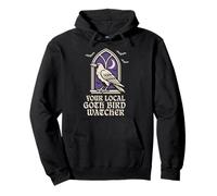 Corbeau Occulte Animal Mystique Witchy Raven Dark Academia Sweat à Capuche