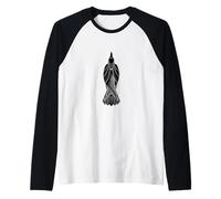 Corbeau/Plume de Corbeau Noir/Choucas/Meurtre des Corbeaux Manche Raglan