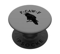 Corbeau rétro F-CAW-F Graphique Vintage Oiseau Crottes PopSockets PopGrip Adhésif