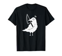 Corbeau Sinistre des années 90 avec Couteau Y2K T-Shirt