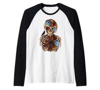 Corbeau Squelette Maison hantée Esprits fantômes citrouilles Manche Raglan