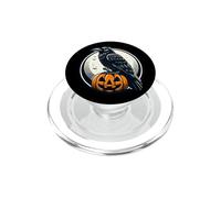 Corbeau sur Une Citrouille PopSockets PopGrip pour MagSafe