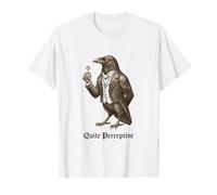 Corbeau Vintage Assez perceptif | Steampunk rétro Victorien T-Shirt