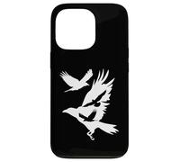 Corbeaux en vol Corbeau Corbeau Blackbird Ornithologie Coque pour iPhone 13 Pro