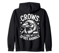 Corbeaux, Esprits, Animaux, Corbeau drôle Sweat à Capuche
