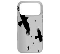 Corbeaux ou Corbeaux en vol Silhouette Minimaliste Coque pour iPhone 17 Pro Max