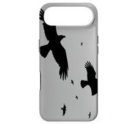 Corbeaux ou Corbeaux en vol Silhouette Minimaliste Coque pour iPhone Air