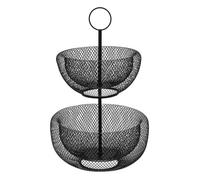 Corbeille 2 étages métal 24/29cm ""Mesh"" - 5 five simply smart