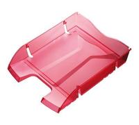 Corbeille À Courrier A4 Greenlogic Rouge Transparent