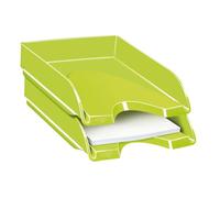 Corbeille à courrier fond plein Cep Pro gloss vert anis