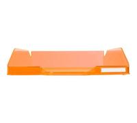 Corbeille à courrier Combo Midi translucide grainé Linicolor - Orange