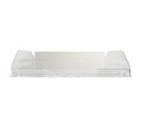 Exacompta Corbeille à courrier ECOTRAY Réf. 12323D 34×25×6,5 cm A4+ 500 feuilles Cristal