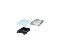 Leitz Corbeille à Courrier A4, Gris Fumé Transparent, Gamme Elegant, 52200090