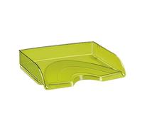 Corbeille à courrier italienne Cep Pro Happy vert translucide